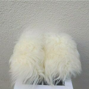 Ugg fluff Momma Mongolian Slipper Clog Sheepskin 6